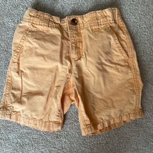 Crazy 8s orange shorts size 3T adjustable waist